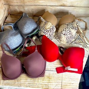 VS bra bundle 32DD /32ddd Victoria’s Secret Nike Pink